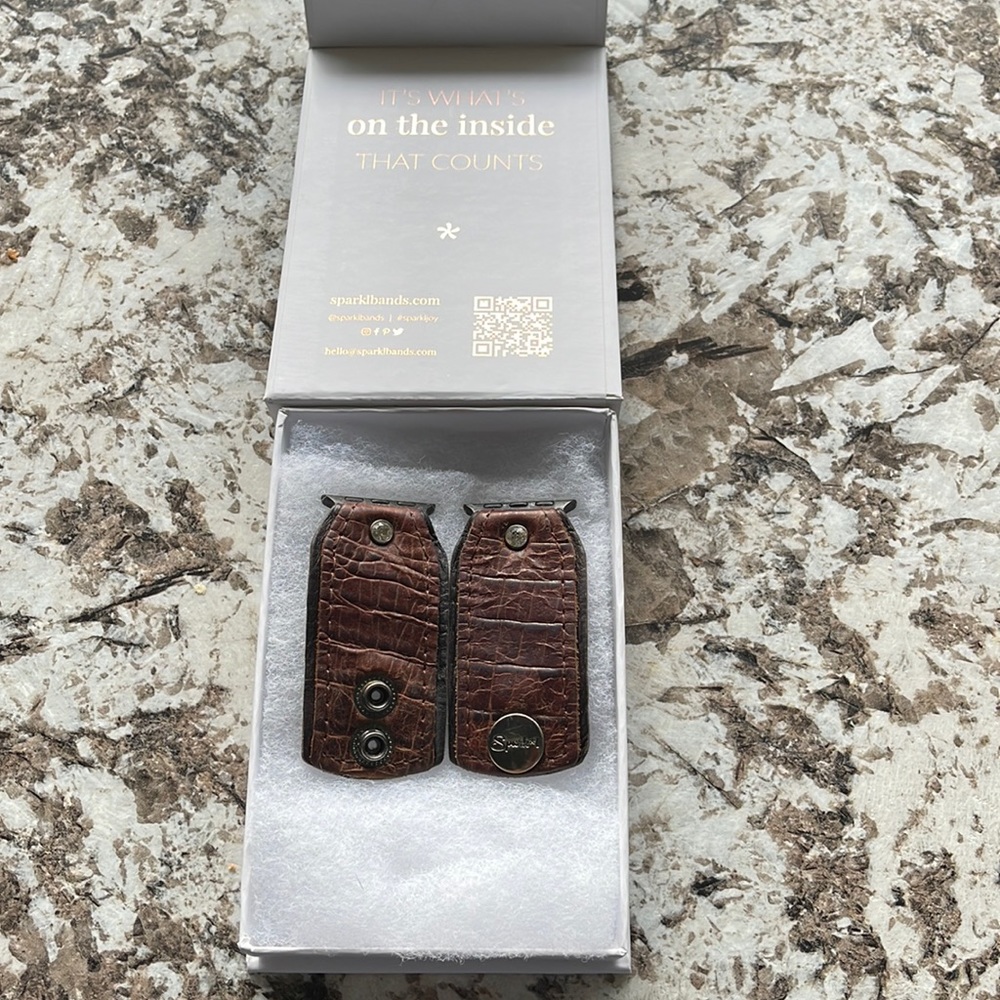 Sparkle luxury handcrafted Apple Watch band